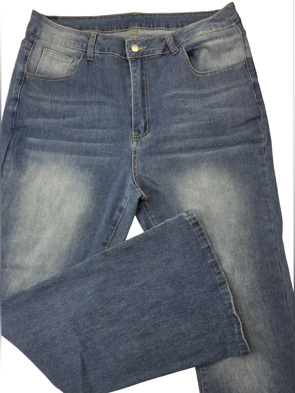 SHEIN 1X 14/16W High-Waist Flare Jeans CY-3859